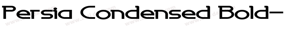 Persia Condensed Bold字体转换